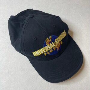 Universal Studios Florida Black Hat Cap‎ Adult Theme Park Adjustable